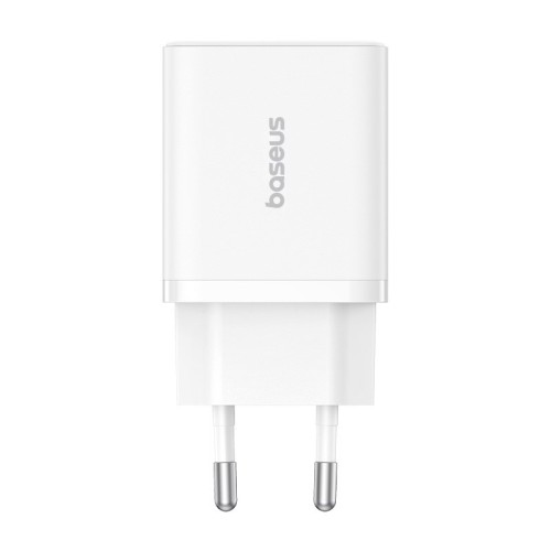 Baseus P10111404213-00 Cube USB-C / USB-A 30W mains charger White Baseus P10111404213-00 Cube USB-C / USB-A 30W mains charger White