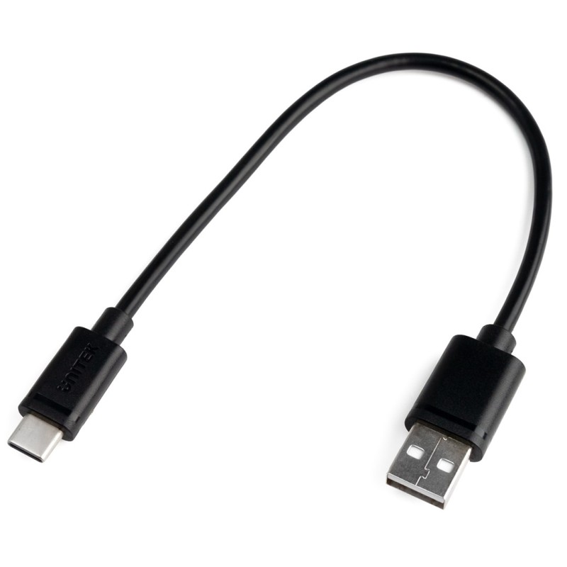 UNITEK USB CABLE USB-A — USB-C 25CM, Y-C480BK UNITEK USB CABLE USB-A — USB-C 25CM, Y-C480BK