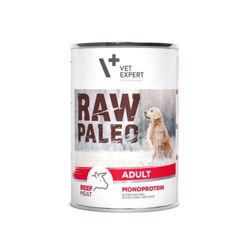 RAW PALEO Adult Monoprotein Beef - wet dog food - 400 g RAW PALEO Adult Monoprotein Beef - wet dog food - 400 g