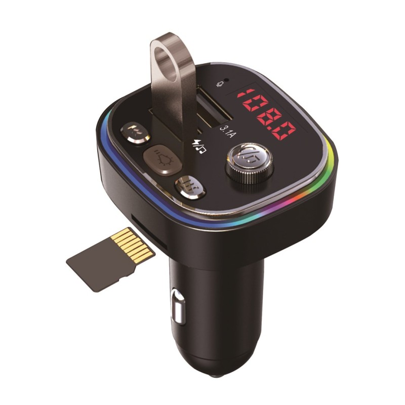 Vakoss TC-B439K FM transmitter 87.5 - 108 MHz Bluetooth/USB Black Vakoss TC-B439K FM transmitter 87.5 - 108 MHz Bluetooth/USB Black
