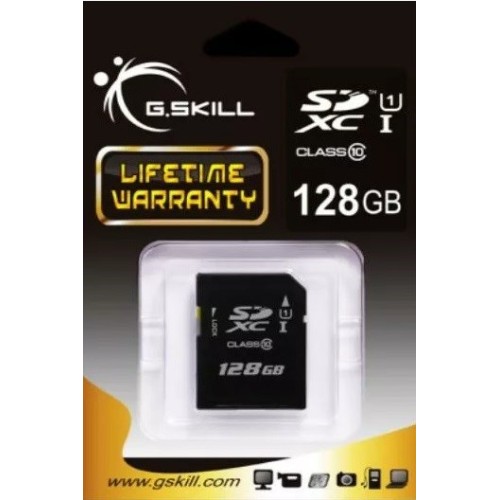G.SKILL SDXC 128GB CLASS 10 UHS-I G.SKILL SDXC 128GB CLASS 10 UHS-I