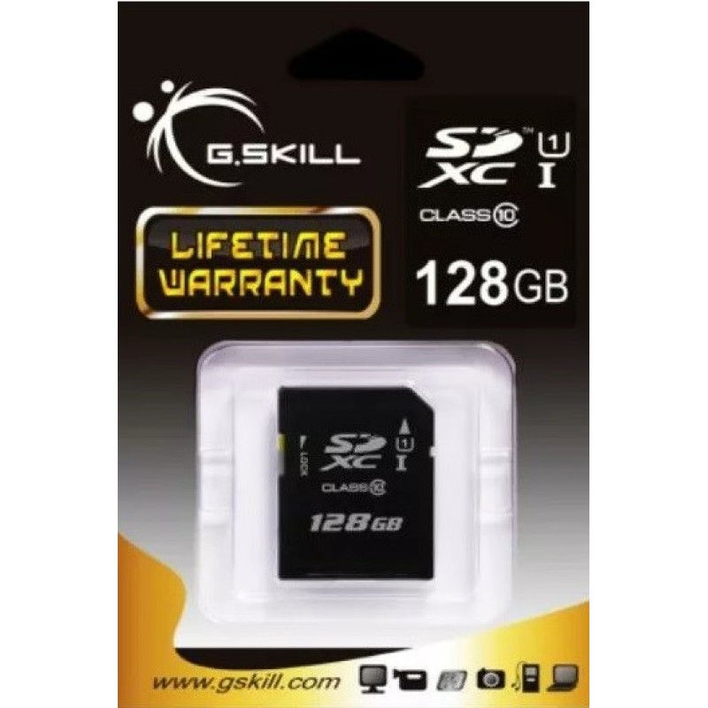 G.SKILL SDXC 128GB CLASS 10 UHS-I