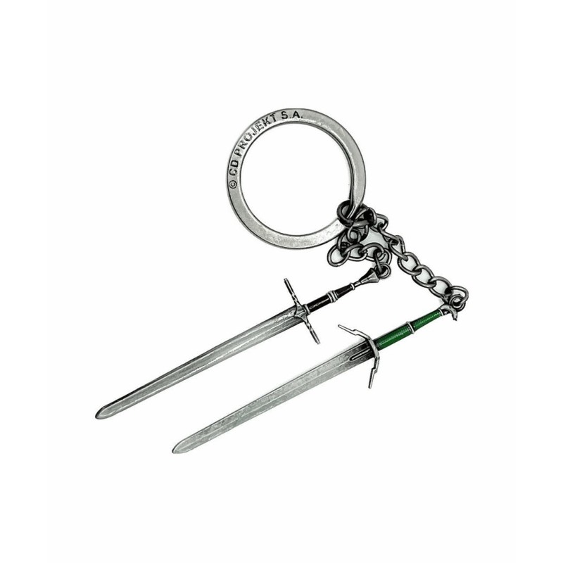 Keychain Good Loot The Witcher 3 - Geralt Two Swords Keychain Good Loot The Witcher 3 - Geralt Two Swords