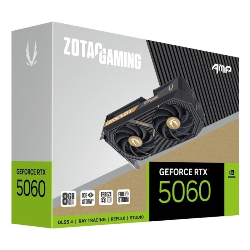 Zotac GAMING GeForce RTX 5060 AMP NVIDIA 8 GB GDDR7 Zotac GAMING GeForce RTX 5060 AMP NVIDIA 8 GB GDDR7