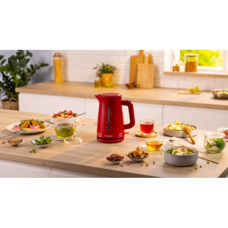 Bosch TWK3M124 electric kettle 1.7 L 2400 W Red Bosch TWK3M124 electric kettle 1.7 L 2400 W Red