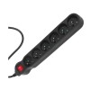 Maclean MCE225 power extension 1.5 m 6 AC outlet(s) Indoor Black Maclean MCE225 power extension 1.5 m 6 AC outlet(s) Indoor Black