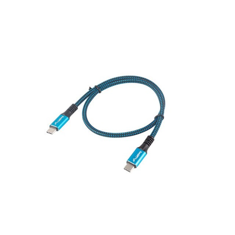 Lanberg CA-CMCM-45CU-0005-BK USB cable USB4 Gen 2x2 0.5 m USB C Black, Blue Lanberg CA-CMCM-45CU-0005-BK USB cable USB4 Gen 2x2 0.5 m USB C Black, Blue
