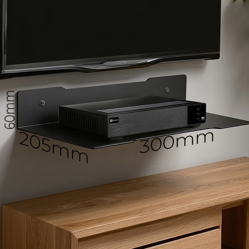 MACLEAN DECODER WALL SHELF, SINGLE, MAX. 5KG MC-12