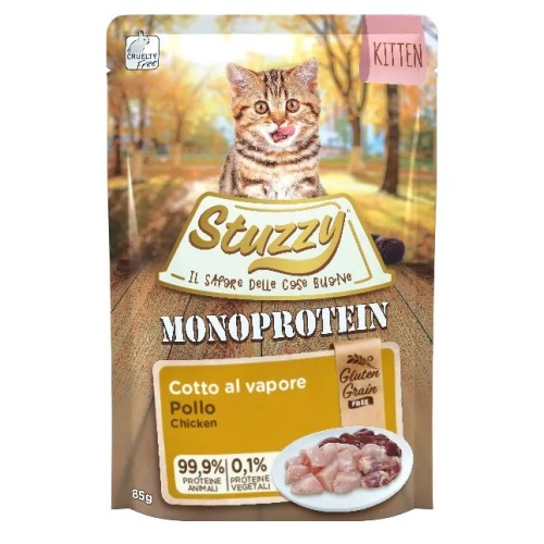 STUZZY Monoprotein Kitten Chicken - wet food for kittens - 85g STUZZY Monoprotein Kitten Chicken - wet food for kittens - 85g