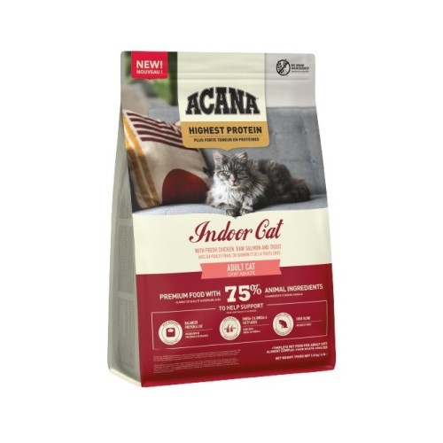 ACANA Highest Protein Indoor Cat - dry cat food - 1,8kg ACANA Highest Protein Indoor Cat - dry cat food - 1,8kg