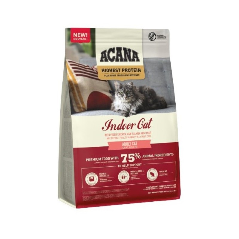 ACANA Highest Protein Indoor Cat - dry cat food - 1,8kg ACANA Highest Protein Indoor Cat - dry cat food - 1,8kg