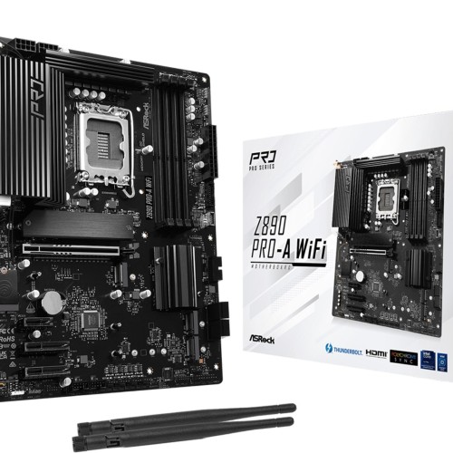 Asrock Z890 Pro-A WiFi Intel Z890 LGA 1851 (Socket V1) ATX Asrock Z890 Pro-A WiFi Intel Z890 LGA 1851 (Socket V1) ATX