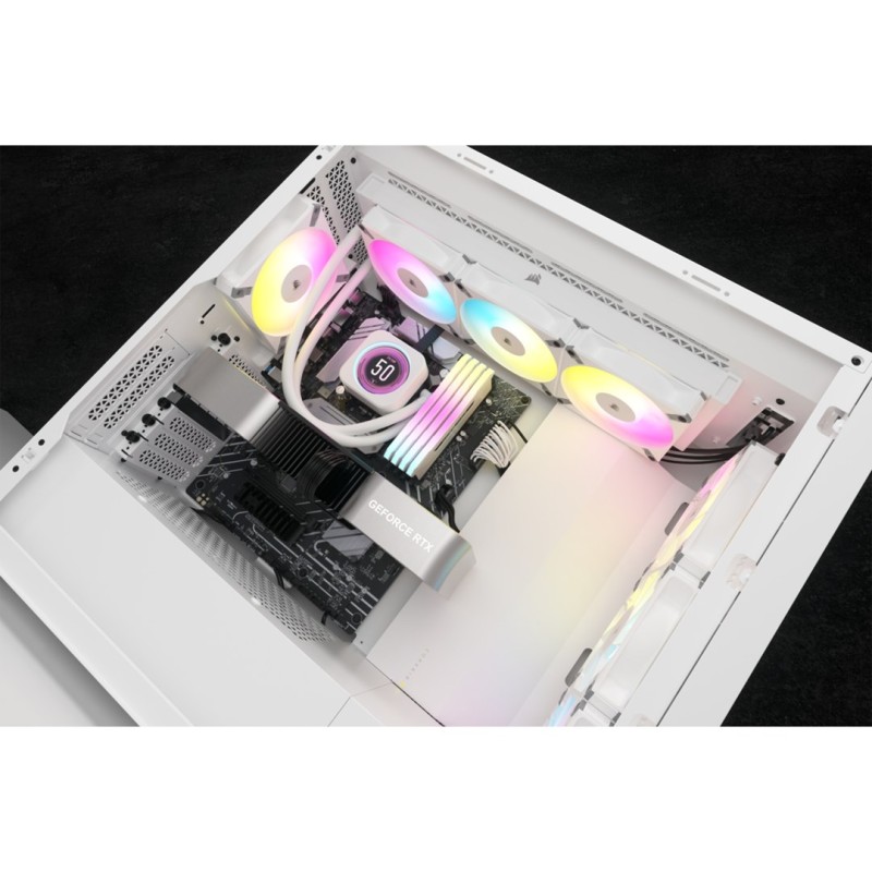 Corsair CW-9060077-WW computer cooling system Processor All-in-one liquid cooler 12 cm White 1 pc(s) Corsair CW-9060077-WW computer cooling system Processor All-in-one liquid cooler 12 cm White 1 pc(s)