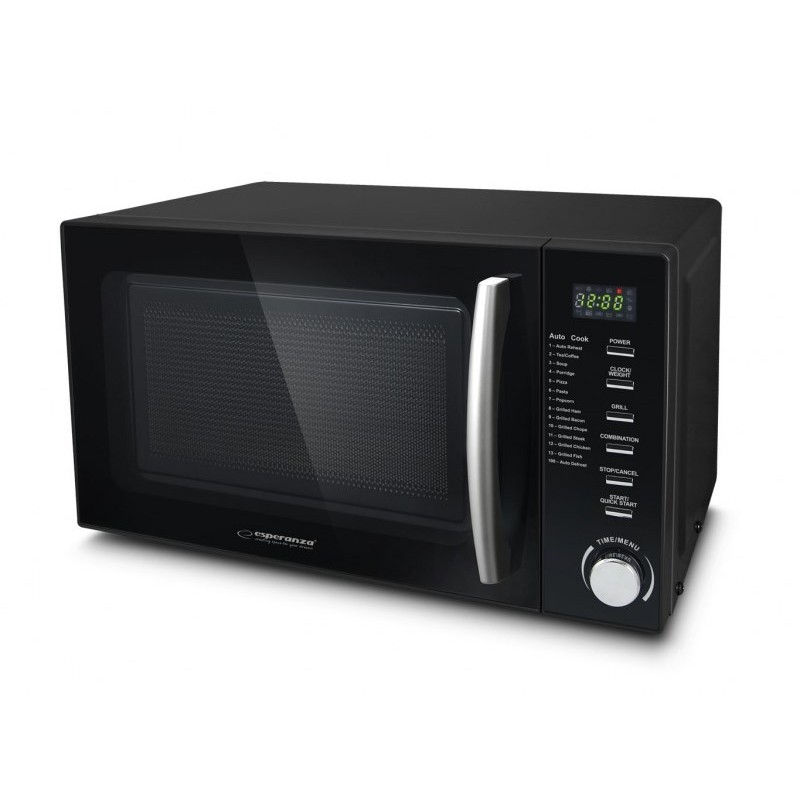 Esperanza COCINERO Countertop Combination microwave 20 L 1200 W Black Esperanza COCINERO Countertop Combination microwave 20 L 1200 W Black