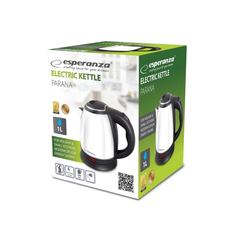 Esperanza EKK128W Electric kettle 1 L Black,White 1350 W Esperanza EKK128W Electric kettle 1 L Black,White 1350 W
