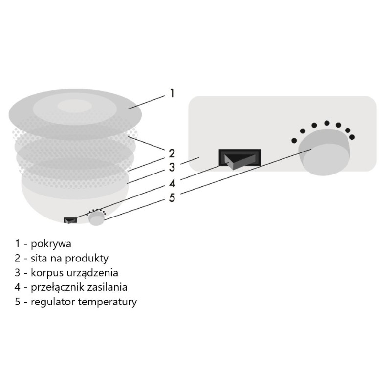 MAESTRO MR-765 Mushrooms and fruits dehydrator MAESTRO MR-765 Mushrooms and fruits dehydrator