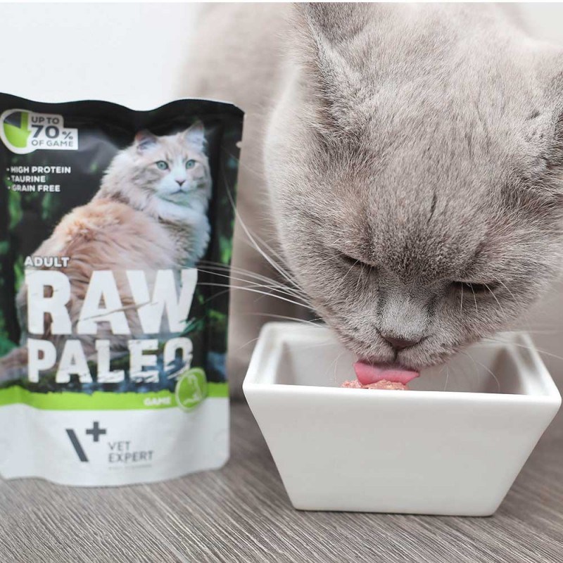 RAW PALEO Adult Cat Venison - wet cat food - 100 g RAW PALEO Adult Cat Venison - wet cat food - 100 g