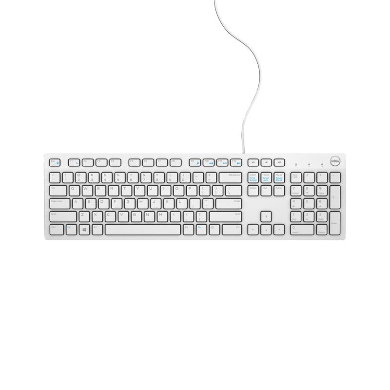 DELL KB216 keyboard USB QWERTY US International White DELL KB216 keyboard USB QWERTY US International White