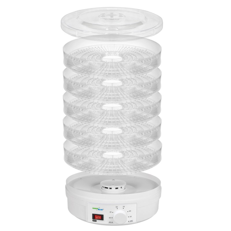 GreenBlue GB190 - 350 W - 5 Separate Compartments - 35 to 70 ° C GreenBlue GB190 - 350 W - 5 Separate Compartments - 35 to 70 ° C