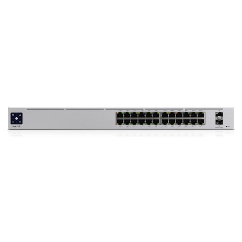 Ubiquiti UniFi Pro 24-Port PoE Managed L2/L3 Gigabit Ethernet (10/100/1000) Power over Ethernet (PoE) 1U Silver Ubiquiti UniFi Pro 24-Port PoE Managed L2/L3 Gigabit Ethernet (10/100/1000) Power over Ethernet (PoE) 1U Silver