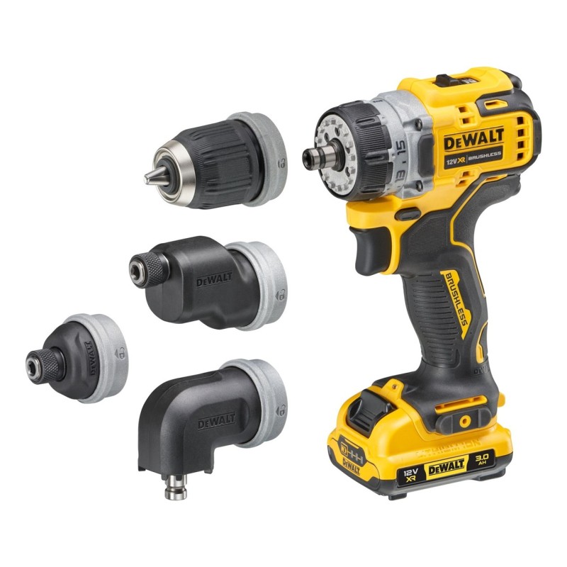 DeWalt DCD703L2T 12 V 4-head drill/driver DeWalt DCD703L2T 12 V 4-head drill/driver