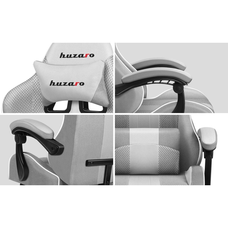 HUZARO FORCE 4.7 WHITE MESH GAMING CHAIR HUZARO FORCE 4.7 WHITE MESH GAMING CHAIR