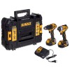 POWER TOOL COMBO KIT DEWALT DCK2062M2T (DCD709+DCF809) 18V 2X4.0AH