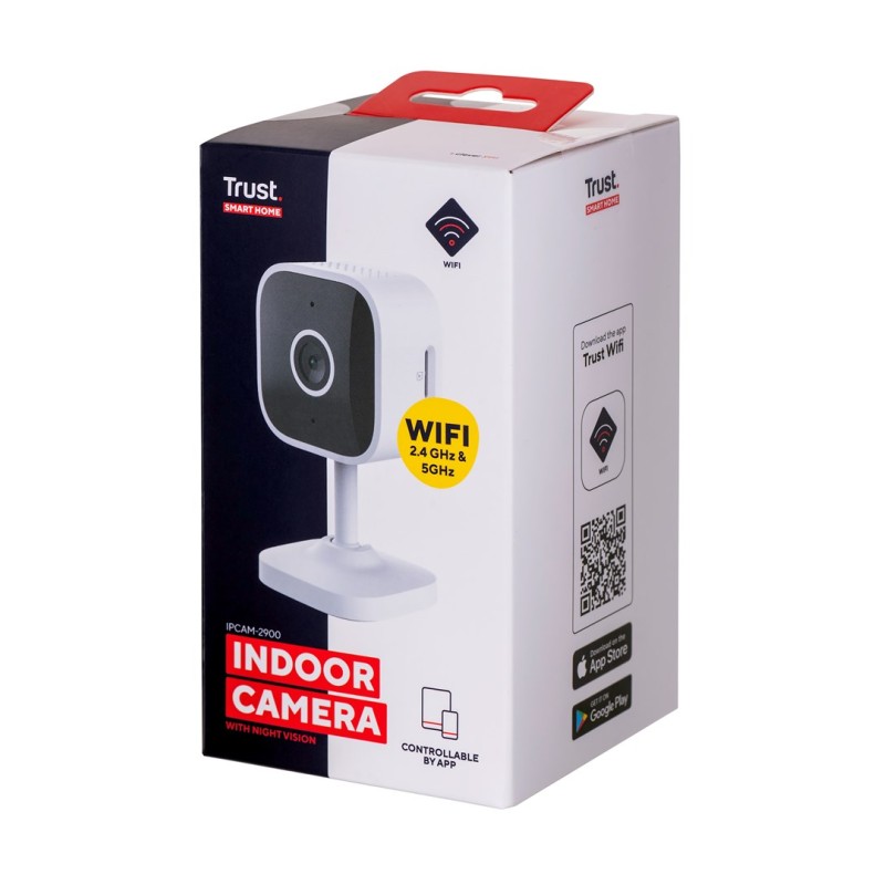 Trust IPCAM-2900 security camera Cube IP security camera Indoor 2304 x 1296 pixels Desk Trust IPCAM-2900 security camera Cube IP security camera Indoor 2304 x 1296 pixels Desk