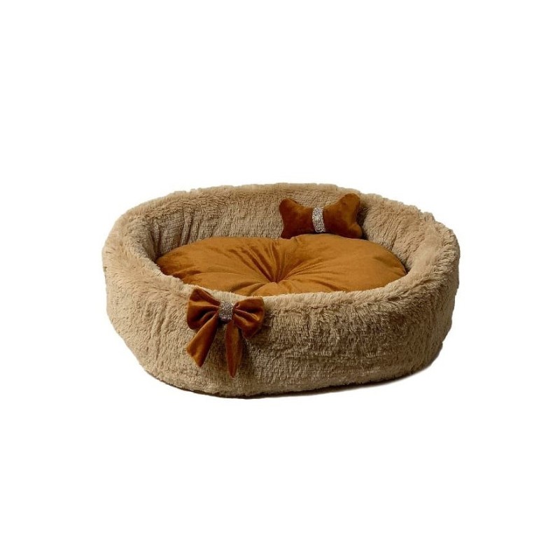 GO GIFT Cocard camel L - pet bed - 55 x 52 x 18 cm GO GIFT Cocard camel L - pet bed - 55 x 52 x 18 cm