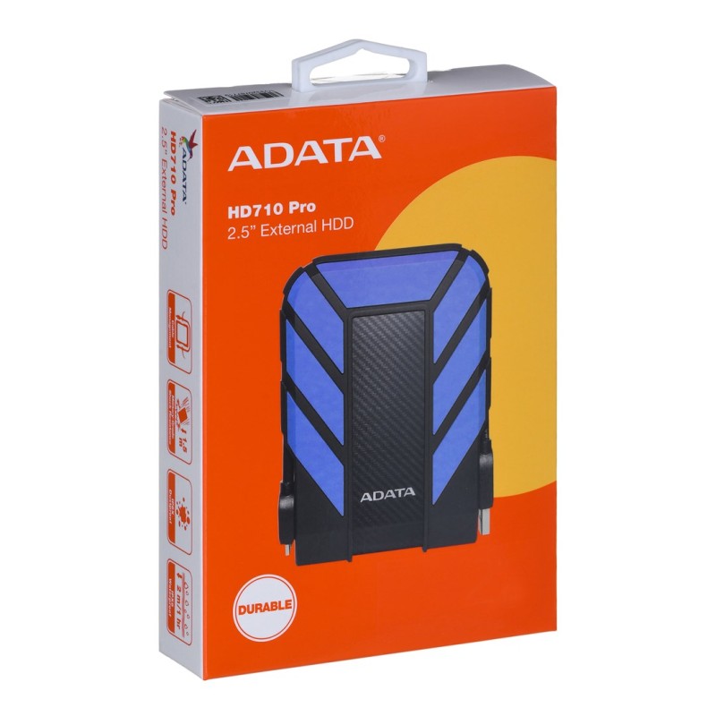 ADATA HD710 Pro external hard drive 2 TB Black, Blue ADATA HD710 Pro external hard drive 2 TB Black, Blue