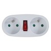 Esperanza ELK306W Electrical splitter 2 GN. White Esperanza ELK306W Electrical splitter 2 GN. White