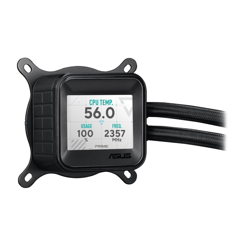 ASUS Prime LC 360 ARGB LCD Processor All-in-one liquid cooler 12 cm Black ASUS Prime LC 360 ARGB LCD Processor All-in-one liquid cooler 12 cm Black