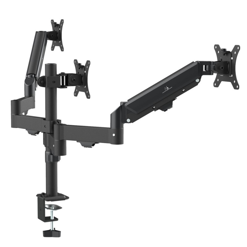 Maclean 3 monitor mount, gas spring, 17
