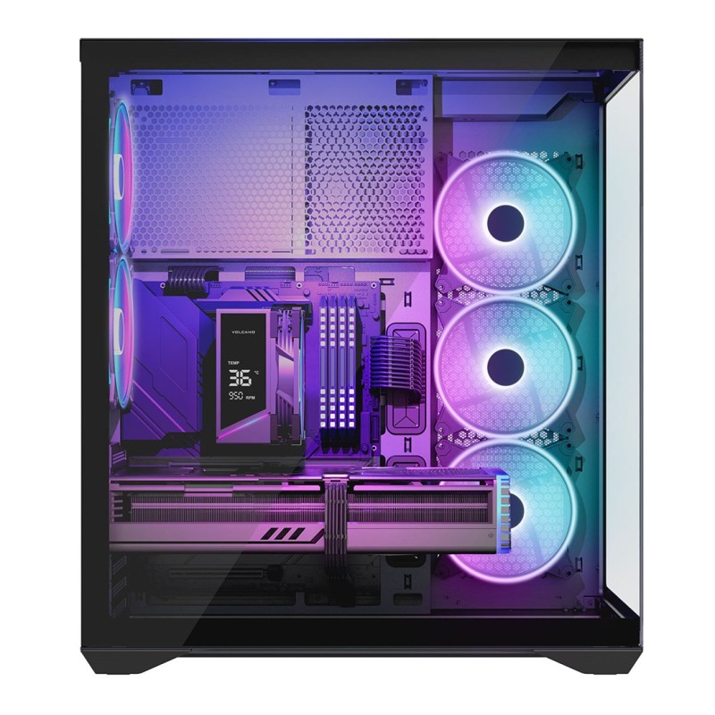 MODECOM Volcano SPACE XL ARGB FULL TOWER 5F Black MODECOM Volcano SPACE XL ARGB FULL TOWER 5F Black