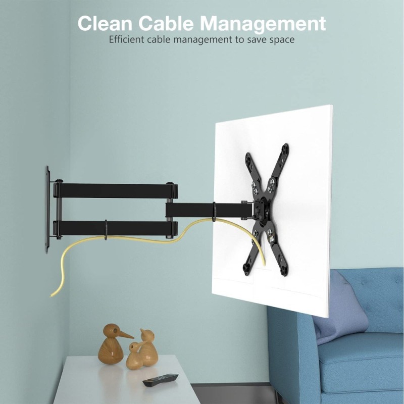 Techly 23-55 Universal LCD TV Wall Mount Bracket Black Techly 23-55 Universal LCD TV Wall Mount Bracket Black