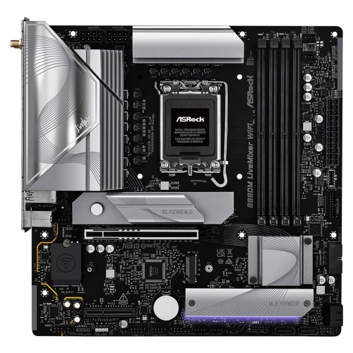 Asrock B860M LiveMixer WiFi Intel B860 LGA 1851 (Socket V1) micro ATX