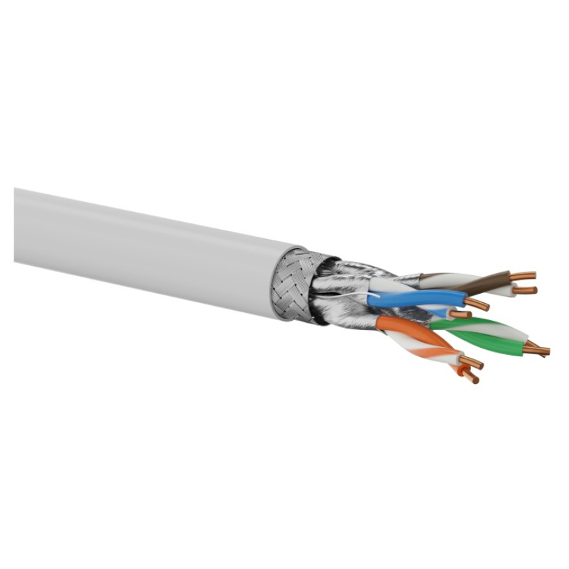 Q-LANTEC Kabel S/FTP kat.6A, sieciowy, skrętka, LSOH, Dca 4x2x23 AWG, 10Gb/s, szary, 500m (KIS6ALSOH500DQ) Q-LANTEC Kabel S/FTP kat.6A, sieciowy, skrętka, LSOH, Dca 4x2x23 AWG, 10Gb/s, szary, 500m (KIS6ALSOH500DQ)