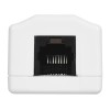 LANBERG SURFACE MOUNTING SOCKET CAT.6 1XRJ45 WHITE LANBERG SURFACE MOUNTING SOCKET CAT.6 1XRJ45 WHITE