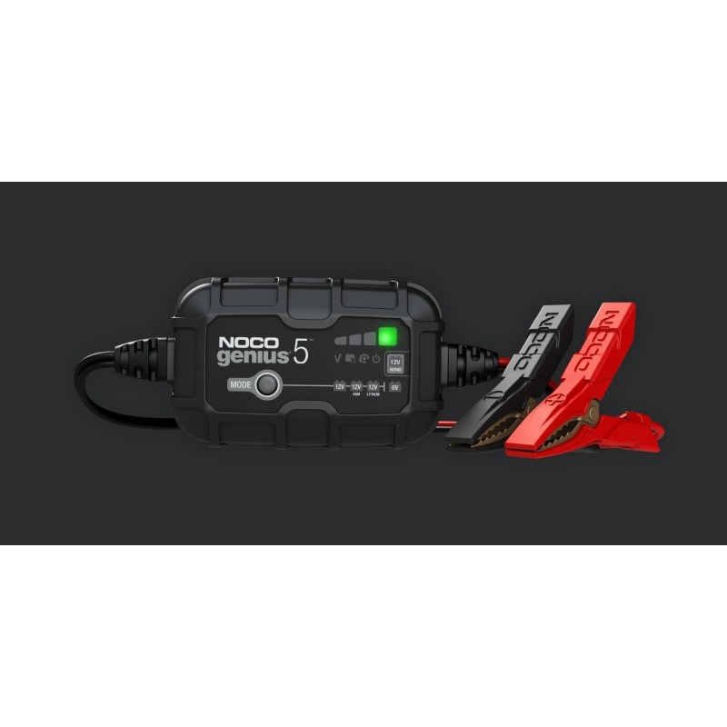 NOCO GENIUS5 5A Battery charger for 6V/12V batteries with maintenance and desulphurisation function NOCO GENIUS5 5A Battery charger for 6V/12V batteries with maintenance and desulphurisation function