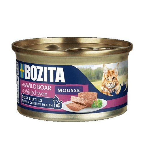 BOZITA Mousse Wild boar - wet cat food - 85g