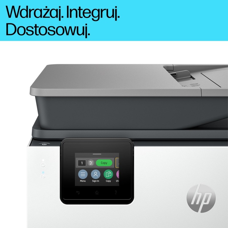 HP OfficeJet Pro 9120b Wireless All-in-One Color Printer, Two-sided printing; Copier, Scanner HP OfficeJet Pro 9120b Wireless All-in-One Color Printer, Two-sided printing; Copier, Scanner