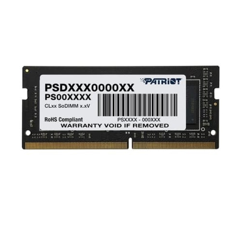 Patriot SO-DIMM DDR4 8GB 3200MHz 512Mx8 Patriot SO-DIMM DDR4 8GB 3200MHz 512Mx8