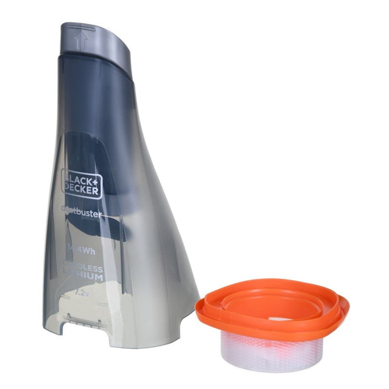 Black & Decker NVC220WBC handheld vacuum Blue, Chrome Bagless Black & Decker NVC220WBC handheld vacuum Blue, Chrome Bagless