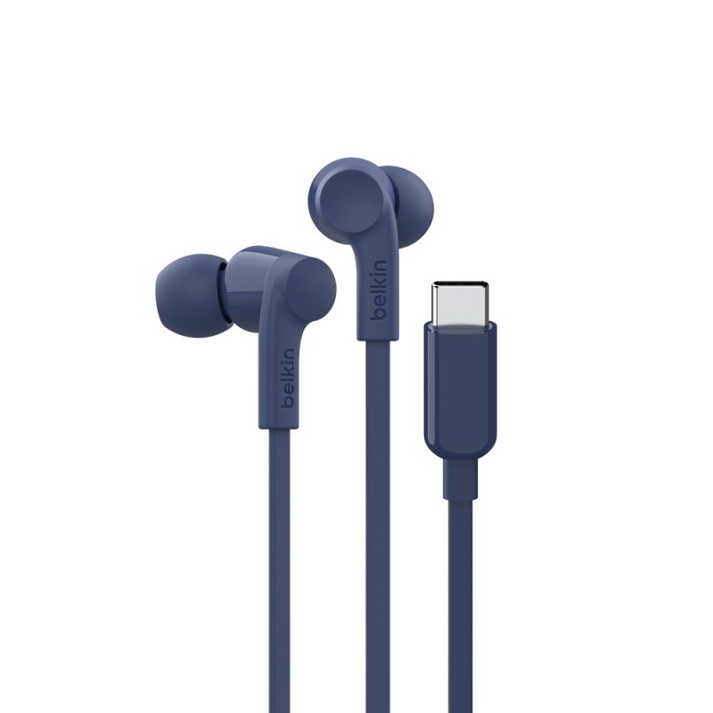 Belkin SoundForm Headset Wired In-ear Music/Everyday USB Type-C Blue Belkin SoundForm Headset Wired In-ear Music/Everyday USB Type-C Blue