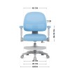 Junior 5.0 Blue swivel chair