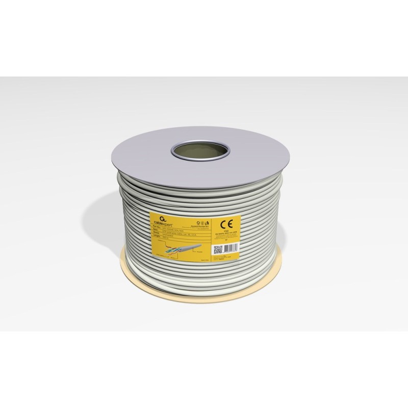 Gembird CAT5e UTP LAN cable (CCA), solid, 100m, grey Gembird CAT5e UTP LAN cable (CCA), solid, 100m, grey