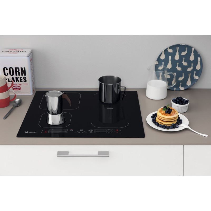 Indesit IB 65B60 NE Black Built-in 59 cm Zone induction hob 4 zone(s) Indesit IB 65B60 NE Black Built-in 59 cm Zone induction hob 4 zone(s)