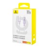 Baseus Gem USB C to USB C fast charging cable 2 m 100 W Purple Baseus Gem USB C to USB C fast charging cable 2 m 100 W Purple