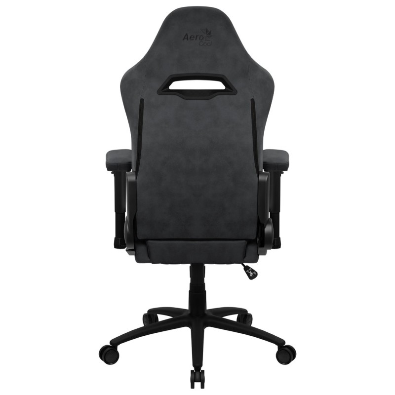 Aerocool ROYALSLATEGR Premium Ergonomic Gaming Chair Legrests Aerosuede Technology Grey Aerocool ROYALSLATEGR Premium Ergonomic Gaming Chair Legrests Aerosuede Technology Grey