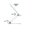 Gembird NBS-D1-03 laptop stand Silver 39.6 cm (15.6 Gembird NBS-D1-03 laptop stand Silver 39.6 cm (15.6